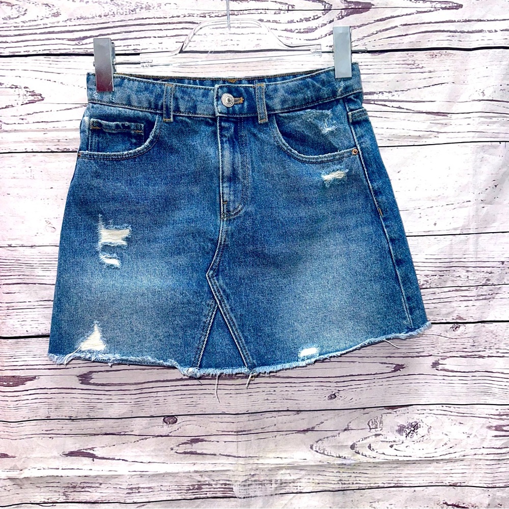 Zara Girl's Denim Skirt Size 10